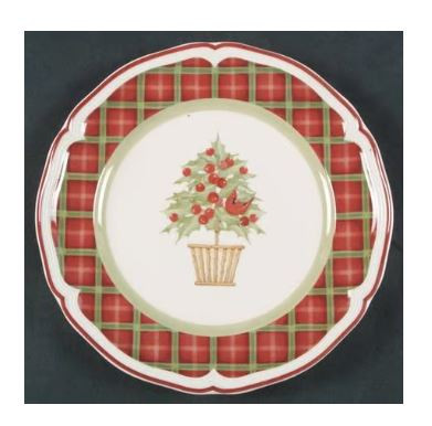 Joy Noel Round Salad Plate