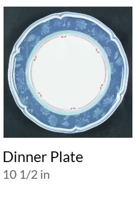 Cottage Blue Dinner Plate - Villeroy and Boch