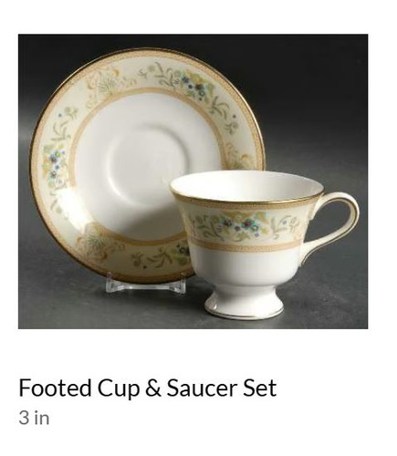 Agincourt Ivory Cup and Saucer