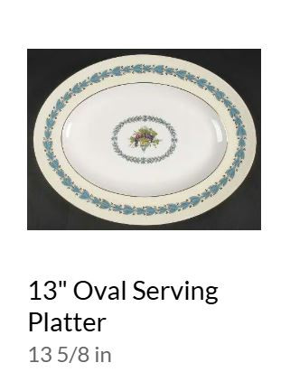 Appledore Medium Oval Platter