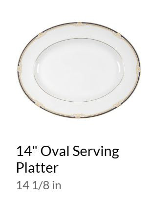 Cavendish Medium Oval Platter - Wedgwood