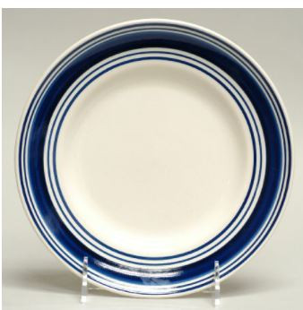 Farmsted Ticking Round Salad Plate - Wedgwood
