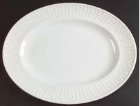 Nantucket Basket Medium Oval Platter - Wedgwood