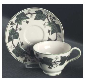 Napoleon Ivy Cup and Saucer - Wedgwood
