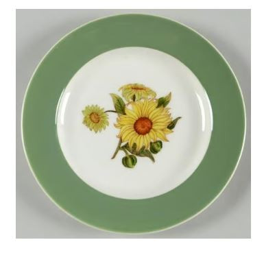 Sunflower Bread and Butter Plate - Wedgwood