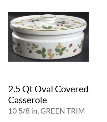 Wild Strawberry Covered Vegetable - Wedgwood