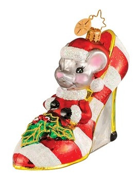 Squeak Toe Christmas Ornament - Christopher Radko Ornament