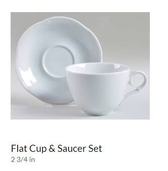 Provence Blanc Christian Dior  Cup and Saucerr