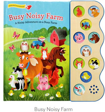 Busy Noisy Farm Sound Book  ChildrenS Books