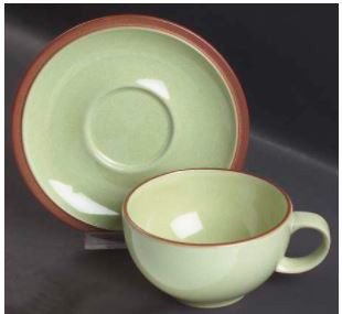 Juice Denby Apple Cup And Saucer