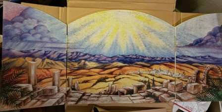 The Holy Land Backdrop Retired O Little Town Of Bethelem