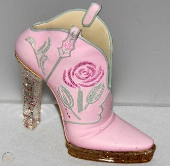 Glittering Cowgirl Just The Right Shoe