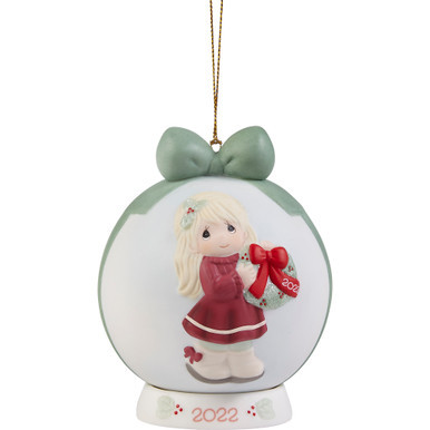 May Your Wishes Come True 2022 Ball Ornament Precious Moment