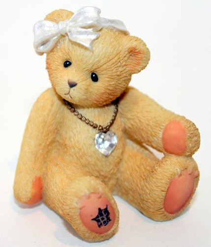 Little Sparkles Birthday Bear April Cherished Teddies En