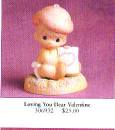 Loving You Dear Valentine Precious Moments Enesco