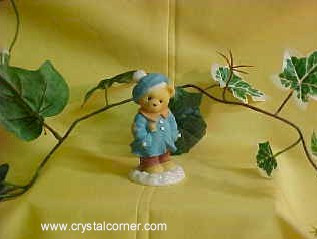 Alyssa  Girl In Blue Coat And Hat  Cherished Teddies