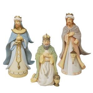 Foundations 3 Wise Man Set Enesco  Navitity Piece