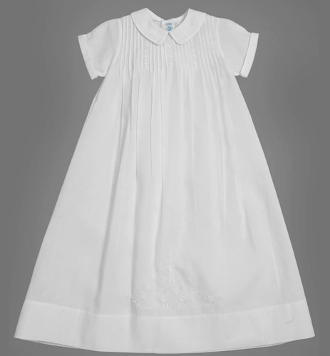 Boys Embriodered Collar Special Occasion Gown Set Size 0M