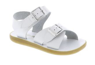 Footmates  White Eco  Tide Sandal Size 2
