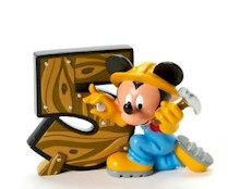 Mickey Mouse Birthday Age 5 - Jim Shore Collectible