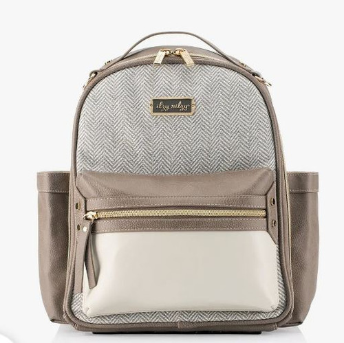 Itzy Ritzy Vanilla Latte Mini Backpack Diaper Bag