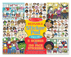 Reusable Sticker Pad Face It  Melissa And Doug Toys