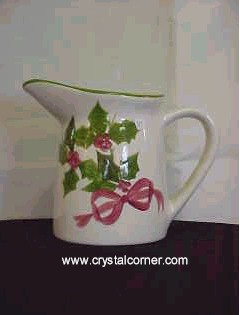 Holly Gustin 1 Quart Pitcher  Laurie Gates