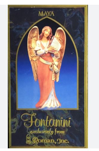 5 Inch Angel With Pan Flute Fontanini By Roman