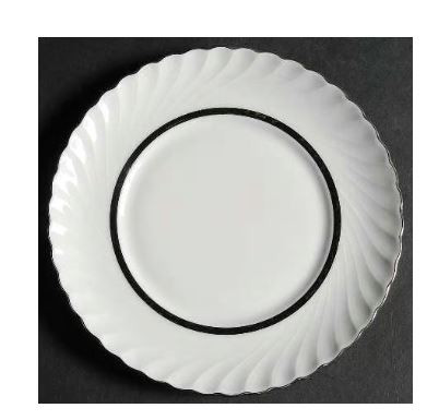 Platina Royal Tettau Salad Plate