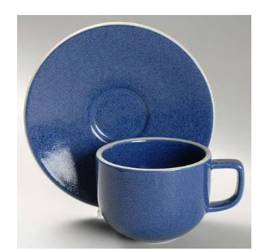 Colorstone Sapphire Cup and Saucer