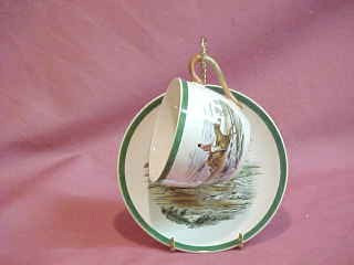Herrings Hunt Spode Cup And Saucer