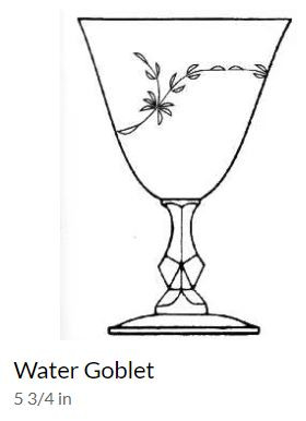 Minuette Tiffin  Water Goblet