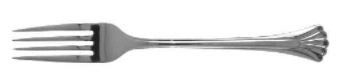 Fluted Shell Gorham Dinner Fork