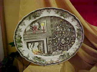 Friendly Village Christmas Johnson Brothers Large Platter