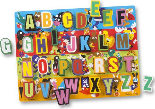 Jumbo Abc Chunky Puzzle Melissa And Doug Wooden Toys 3 And U