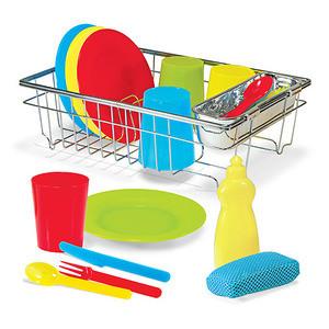 Lets Play House Wash And Dry Dish Set  Melissa And Doug Toys