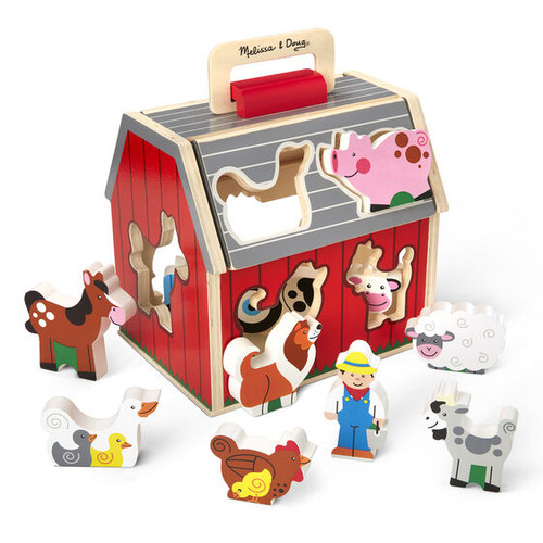 MELISSA AND DOUG TAKE-ALONG SO - MELISSA AND DOUG TAKE-ALONG SORTING BARN