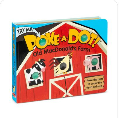MELISSA AND DOUG POKE-A-DOT: O - MELISSA AND DOUG POKE-A-DOT: OLD MCDONALD'S FARM