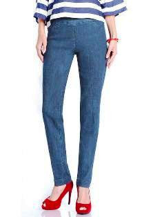 Wide Band Denim Narrow Leg Size 6 Slimsation Pants