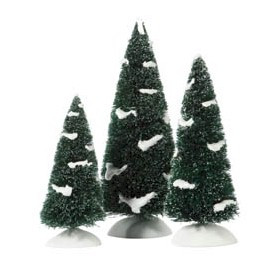 Heavy Snowed Pines  General Village Accessories Dept 56 Reti