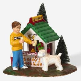 Ben and BuddyS Lemonade Stand Ret Snow Village Department 56