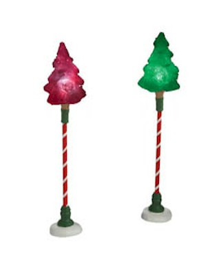 Treetop Lamp Posts Snow Village Department 56
