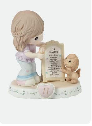 Growing In Grace Age 11 Brunette Girl Precious Moments