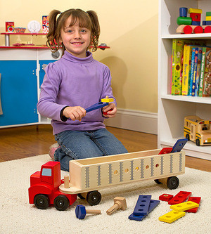 MELISSA and DOUG BIG RIG BUILD - MELISSA and DOUG BIG RIG BUILDING SET