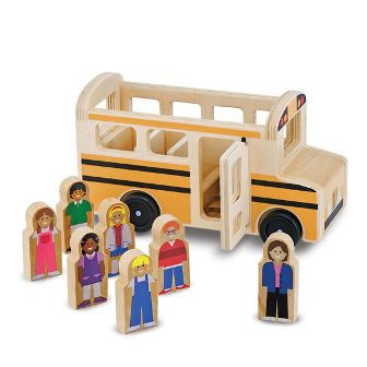 Melissa And Doug Wooden School Bus