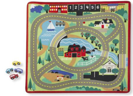 Melissa and Doug Round The Town Road Rug