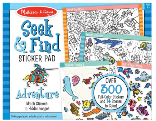 MELISSA AND DOUG SEEK AND FIND - MELISSA AND DOUG SEEK AND FIND STICKER PAD