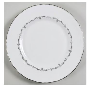 Silver Chantilly Dinner Plate