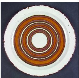 Earth Round Salad Plate