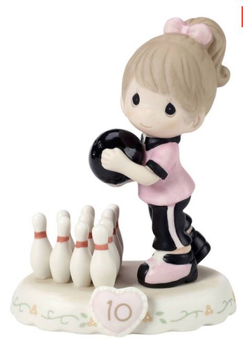 Precious Moments Growing In Grace Age 10 Brunette Enesco